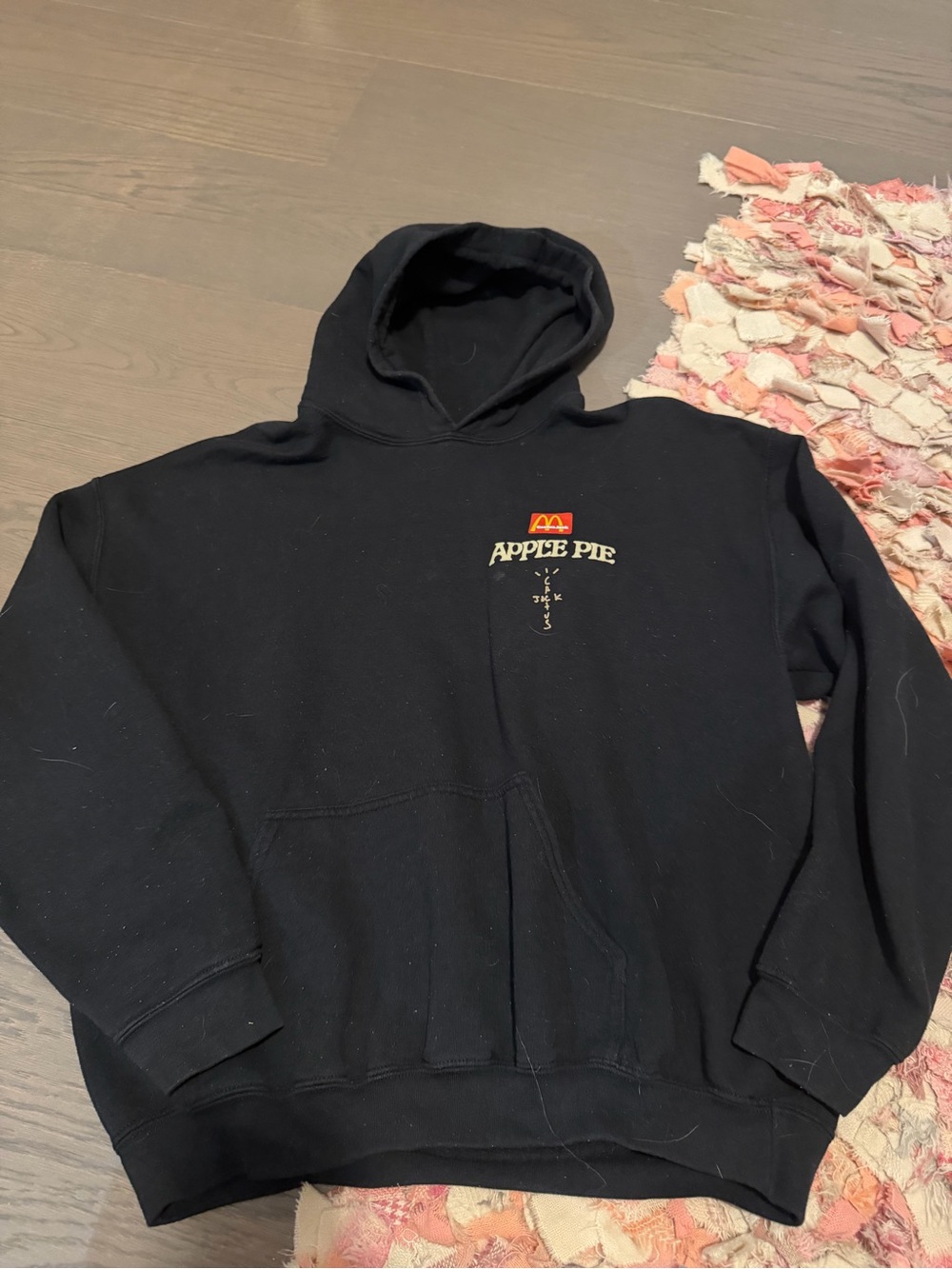 Travis Scott Apple Pie Black Pullover Hoodie
